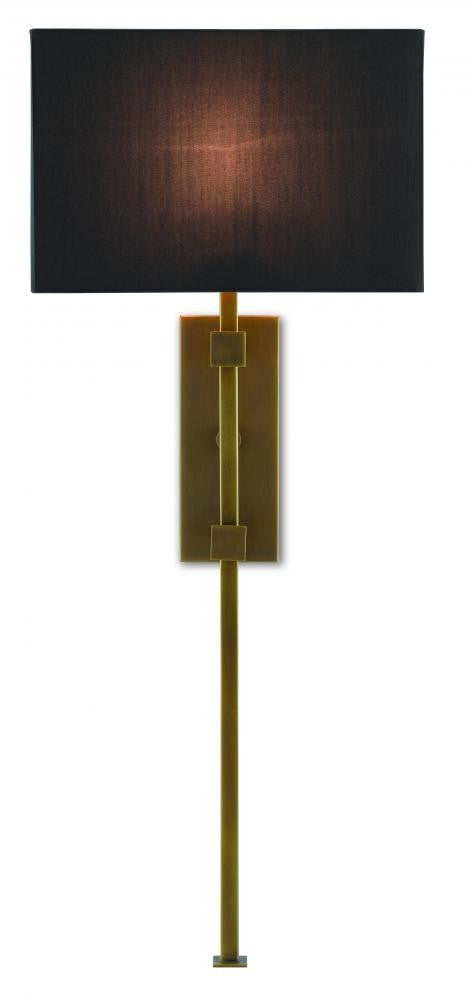 Edmund Brass Wall Sconce Currey and Company 5000-0090