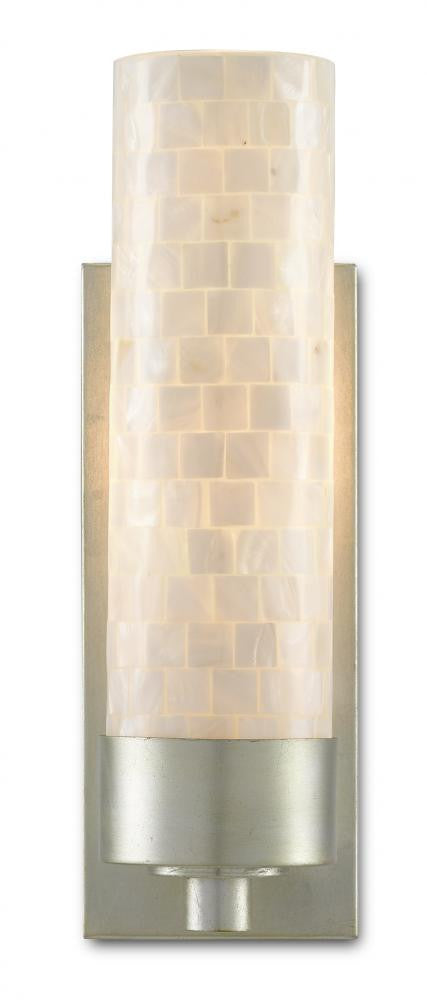 Abadan Silver Wall Sconce Currey and Company 5000-0158