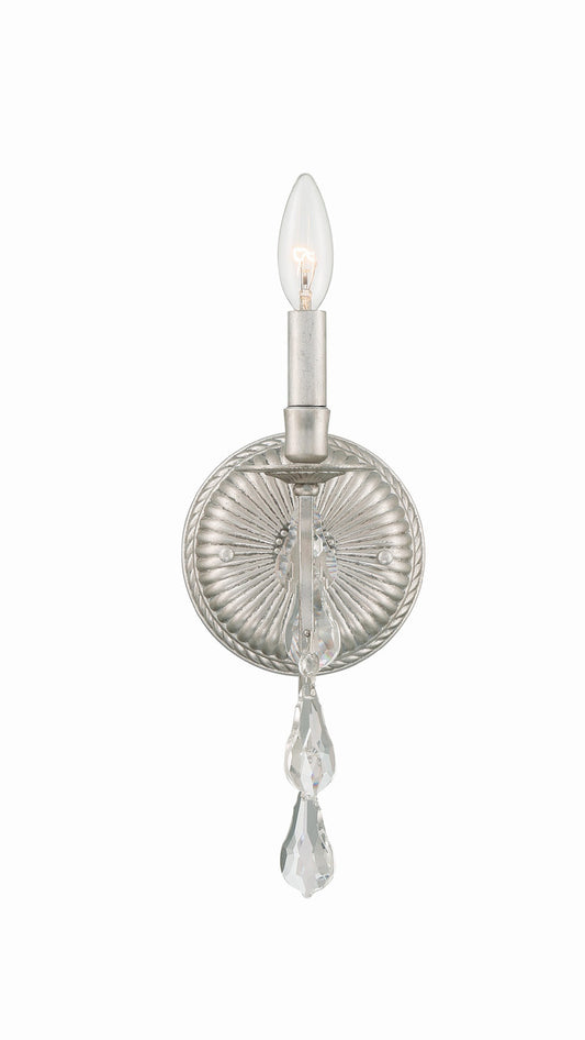 Crystorama Ashton Wall Sconce Olde Silver