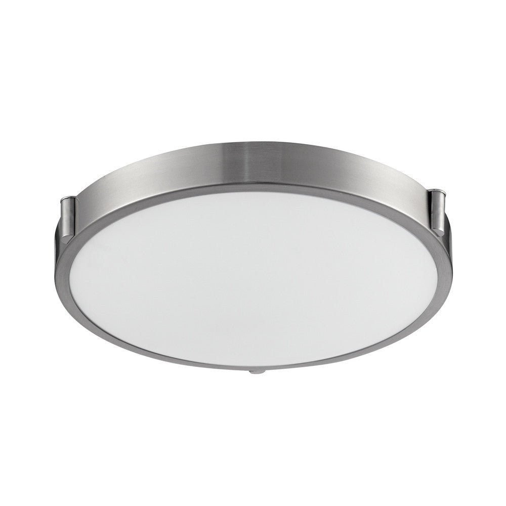 Kuzco Lighting Inc Floyd 13-in LED Flush Mount Brushed Nickel