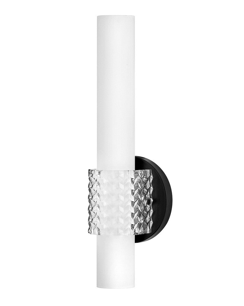 Hinkley Vivi Small Led Bath Wall Sconce Light Black