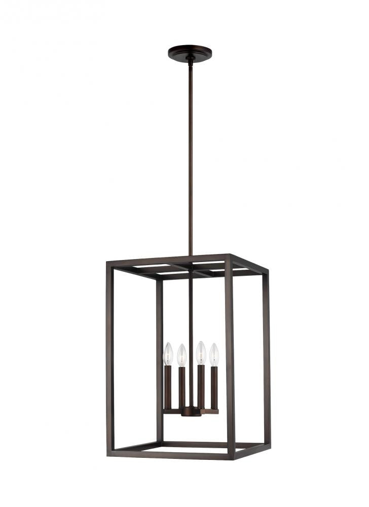 Generation Lighting Moffet Street Medium Four Light Hall / Foyer Bronze