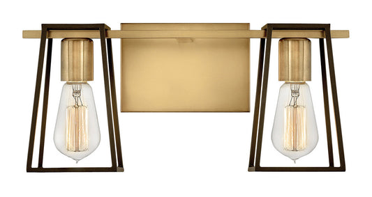 Hinkley Filmore Bath Vanity Light Brass, Steel, Heritage Brass