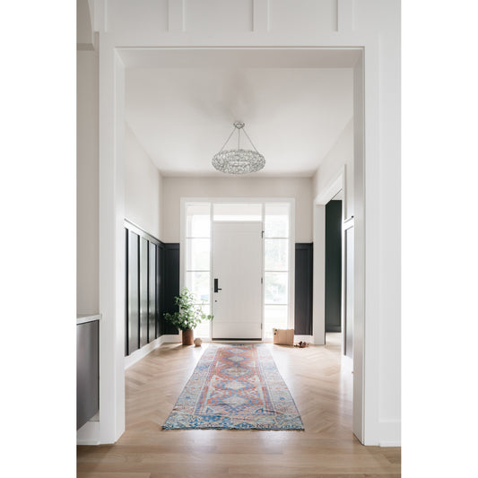 Palla 6 Light Antique Silver Chandelier