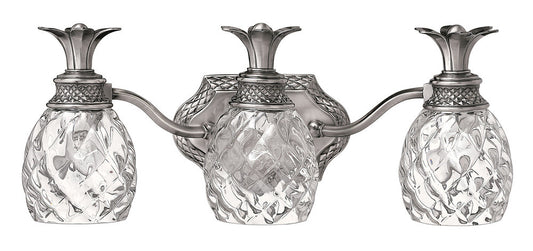 Hinkley Plantation Bath Vanity Light Polished Antique Nickel