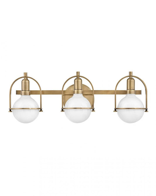 Hinkley Somerset Bath Vanity Light Brass, Steel, Heritage Brass