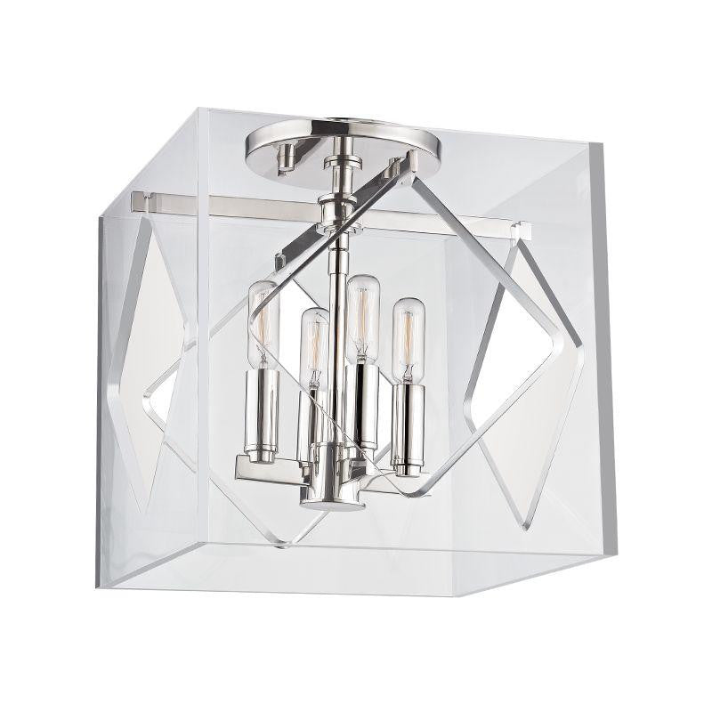 Hudson Valley Travis Flush Mount Polished Nickel