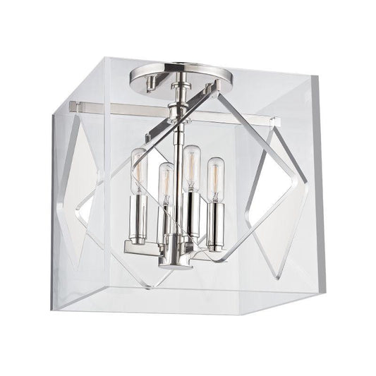 Hudson Valley Travis Flush Mount Polished Nickel