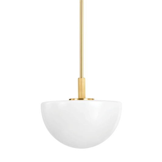 Hudson Valley Lethbridge 15" Pendant Aged Brass