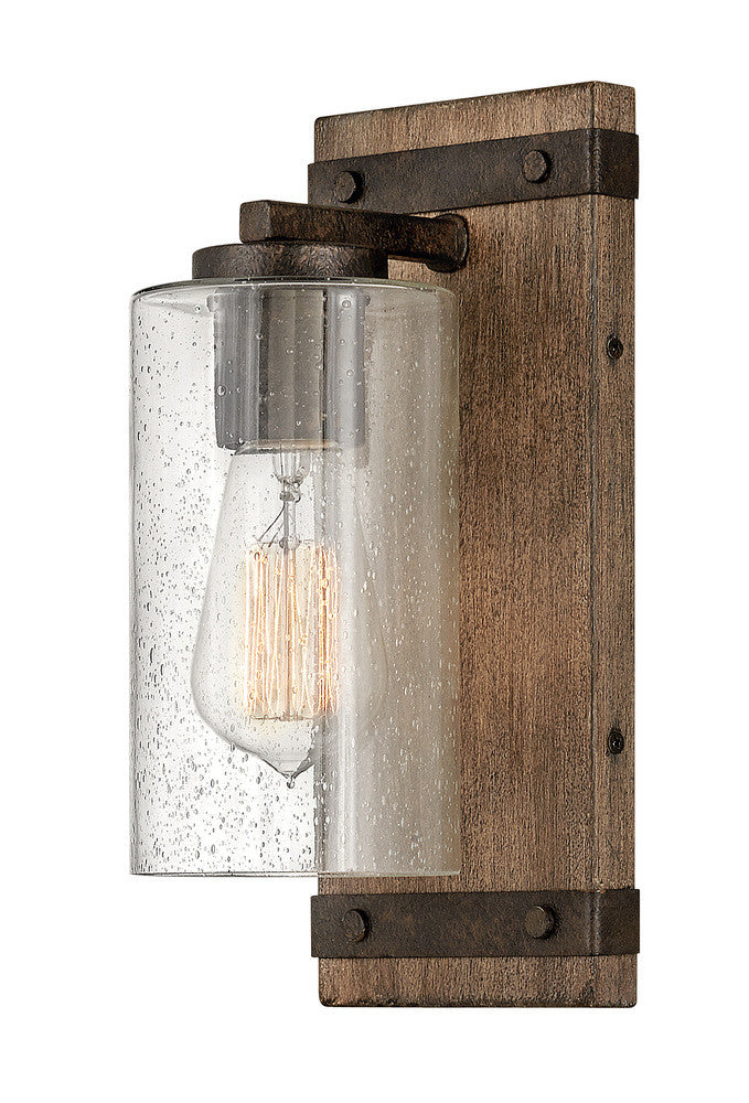 Hinkley Sawyer Bath Vanity Light Sequoia, Rust Iron