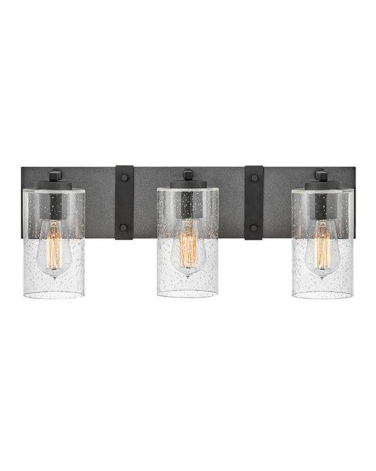 Hinkley Sawyer Bath Vanity Light Gray, Steel, Aged Zinc