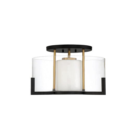 Eaton 1-Light Ceiling Light - Matte Black