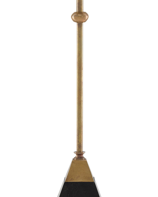 Recluse Brass Table Lamp Currey and Company 6000-0078