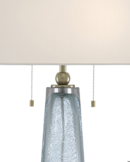 Looke Blue Table Lamp, Currey and Company 6000-0498