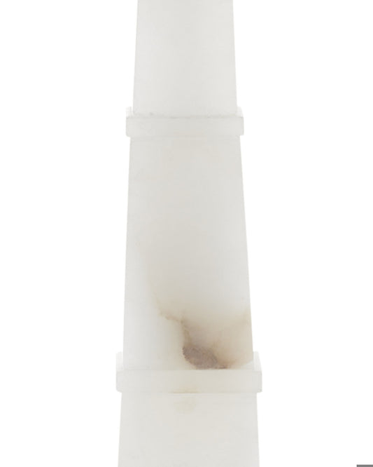 Alabastro White Table Lamp Currey and Company 6000-0595