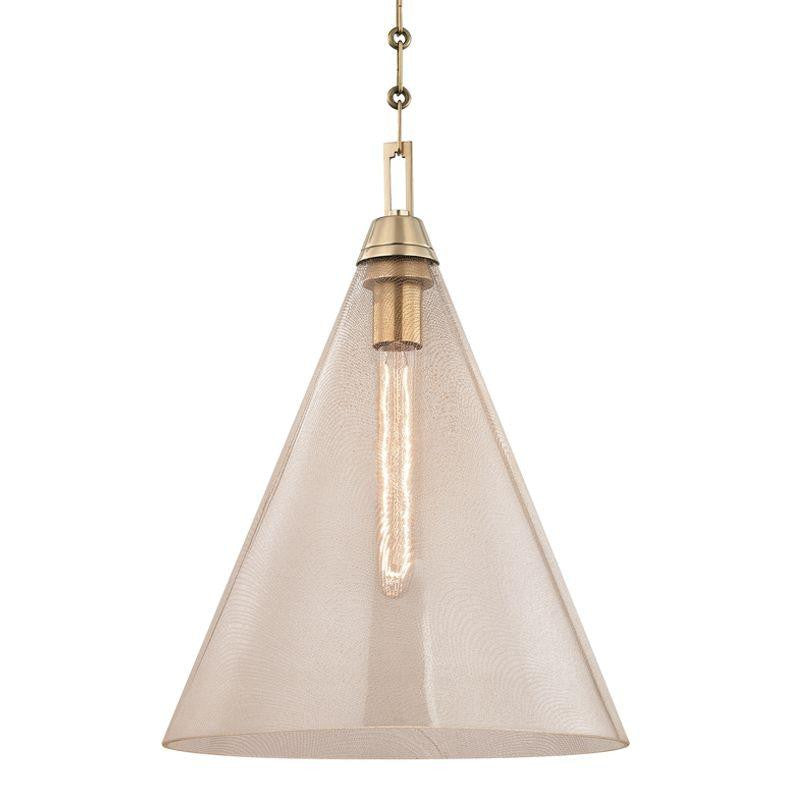 Hudson Valley Newbury Pendant Antique Brass