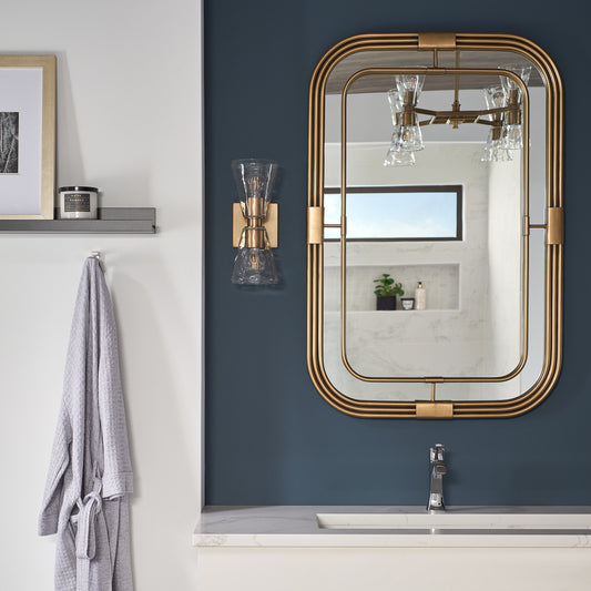 Capital Lyra Wall Sconce Aged Brass