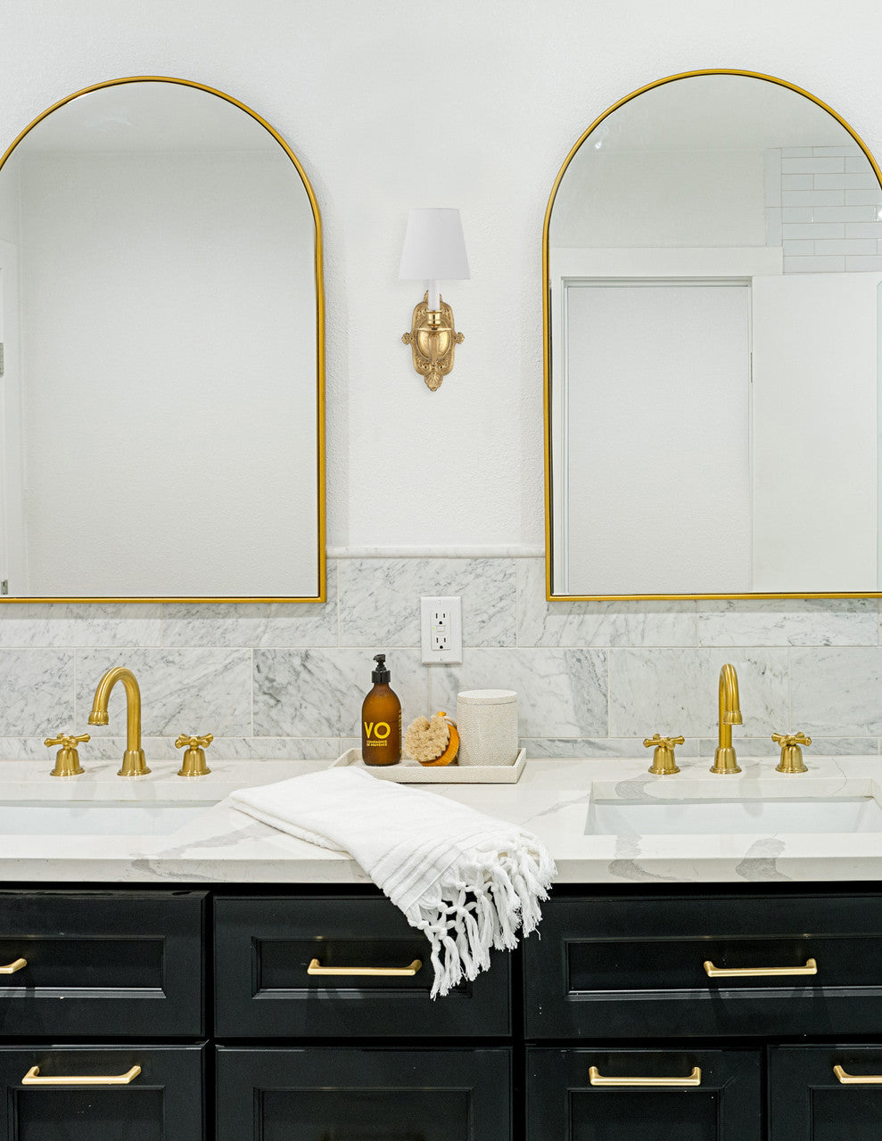 Cast Brass 1 Light Wall Mount Wall Sconce - Polished Brass 9.75"H, Crystorama (641-PB 20FWP)