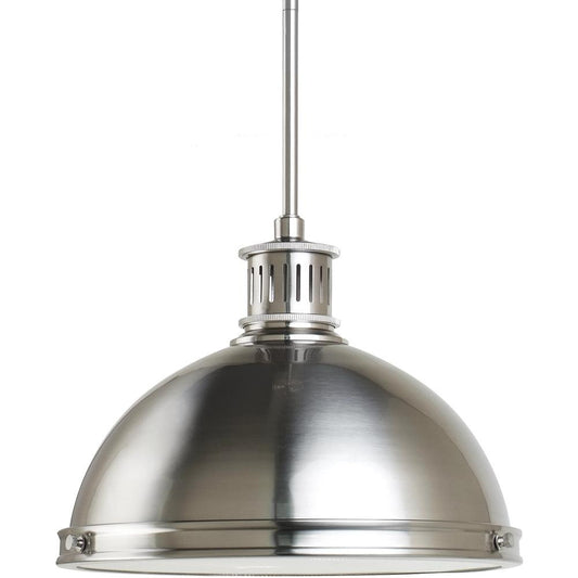 Generation Lighting Pratt Street Metal Two Light Pendant Brushed Nickel