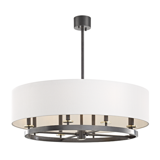 Hudson Valley Durham Linear Chandelier Aged Old Bronze