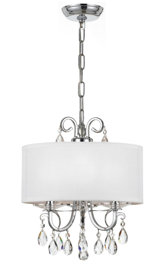 Crystorama Othello Mini Chandelier Polished Chrome