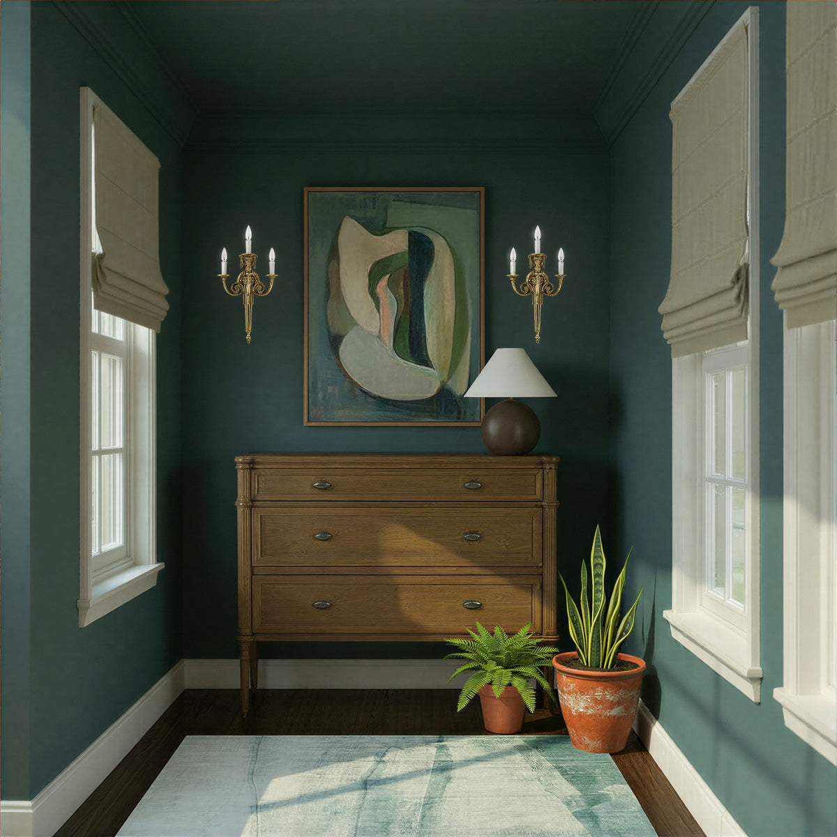 Crystorama Loxley 3-Light Wall Sconce - lifestyle
