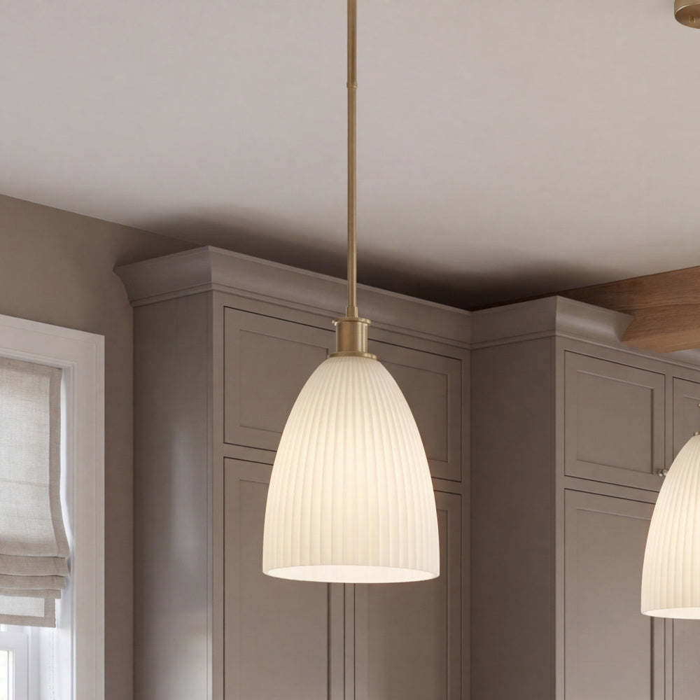Savoy House Baldwin 1-Light Pendant - Noble Brass