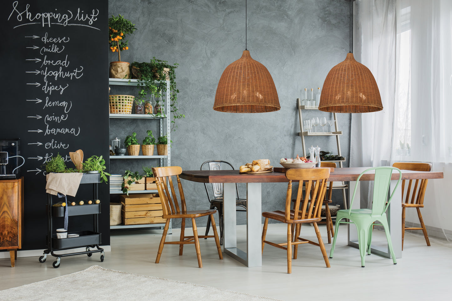 Macra 3-Light Pendant in Café