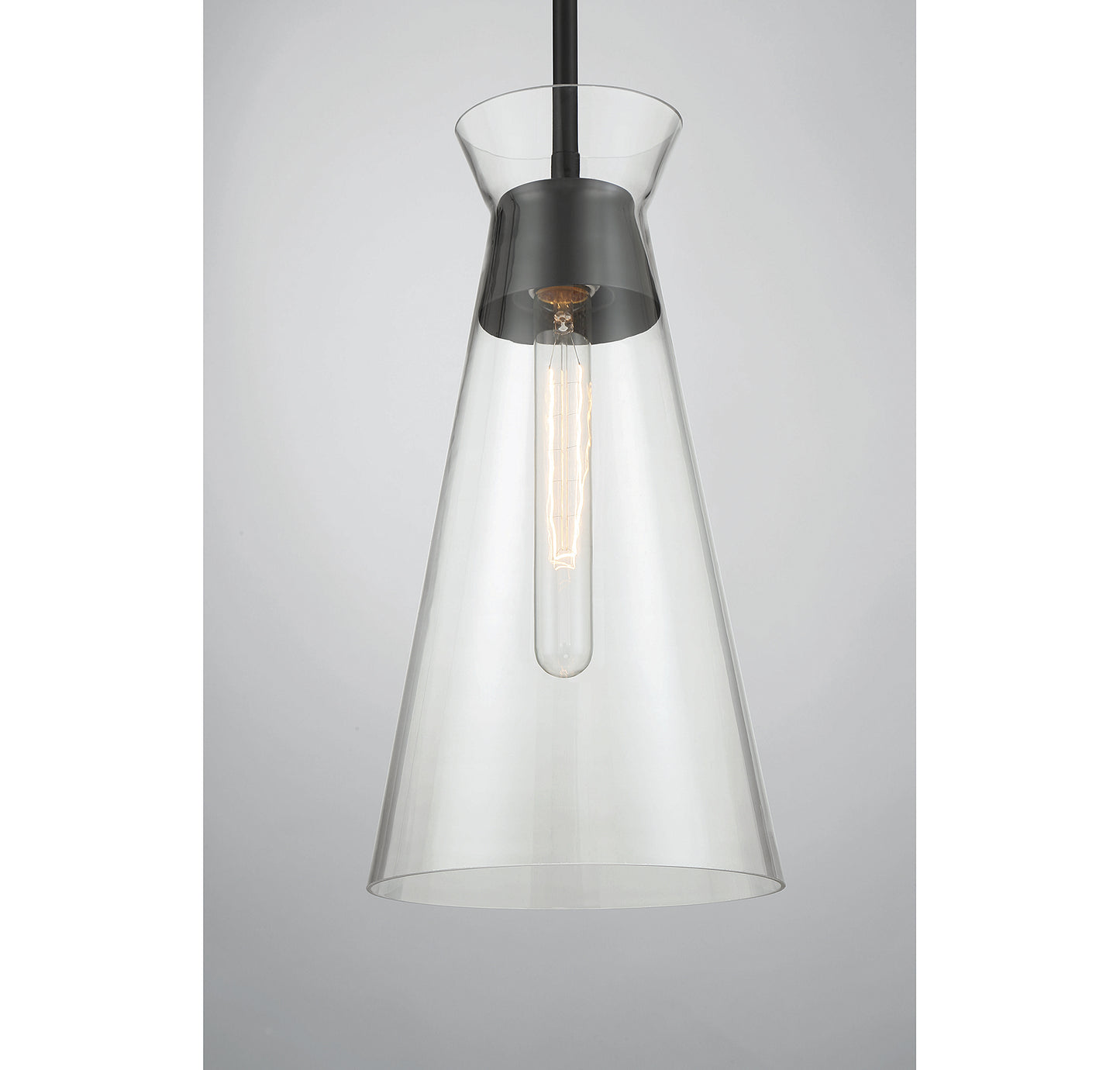 Lakewood 1-Light Pendant in Warm Brass
