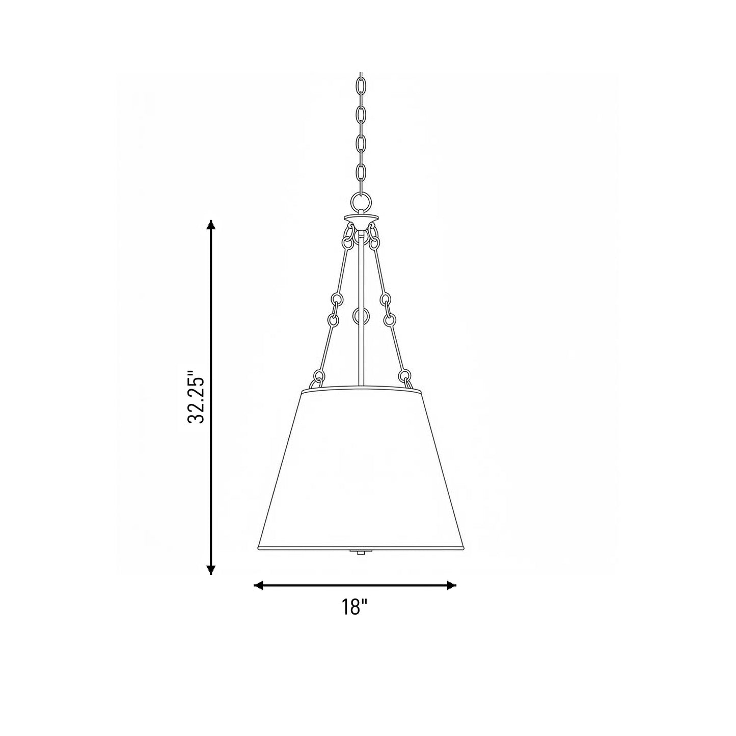 Austin 4-Light Pendant - English Bronze