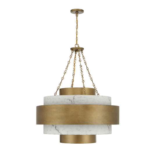 Savoy House Davenport 8-Light Pendant - Antique Patina, view 2