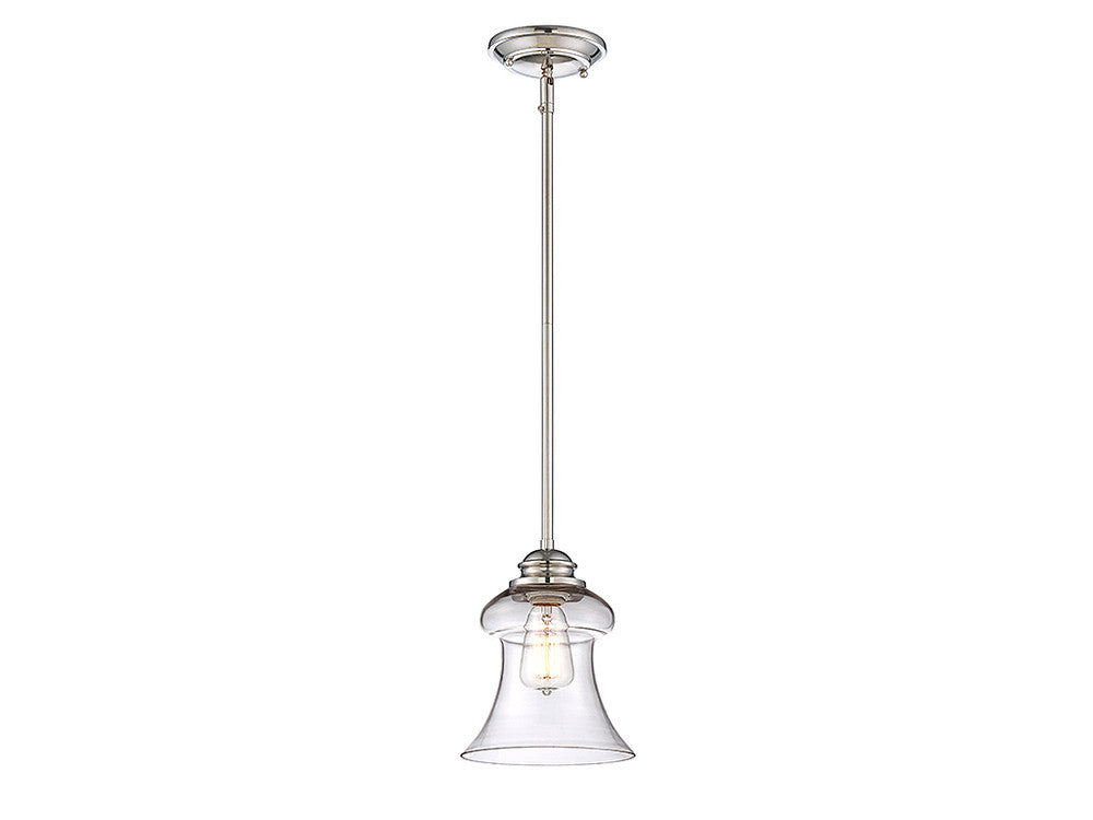 Savoy House Vintage Pendant Polished Nickel