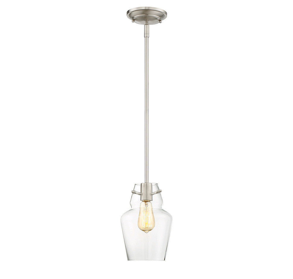 Savoy House Vintage Pendant Satin Nickel