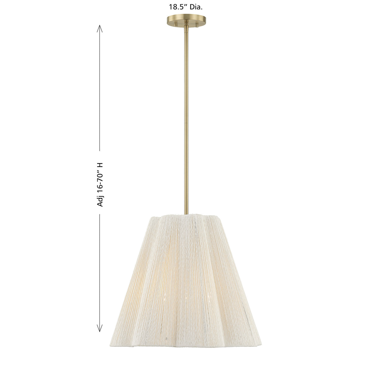 Savoy House Rosa 4-Light Pendant - alternate view
