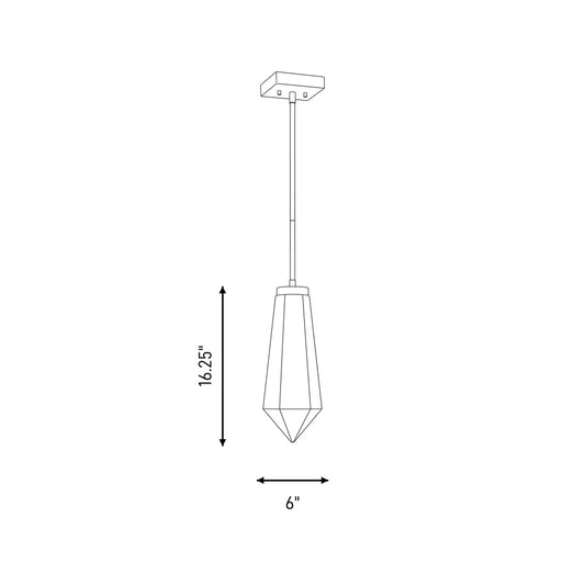 Savoy House Leland 1-Light Pendant - Noble Brass, view 2
