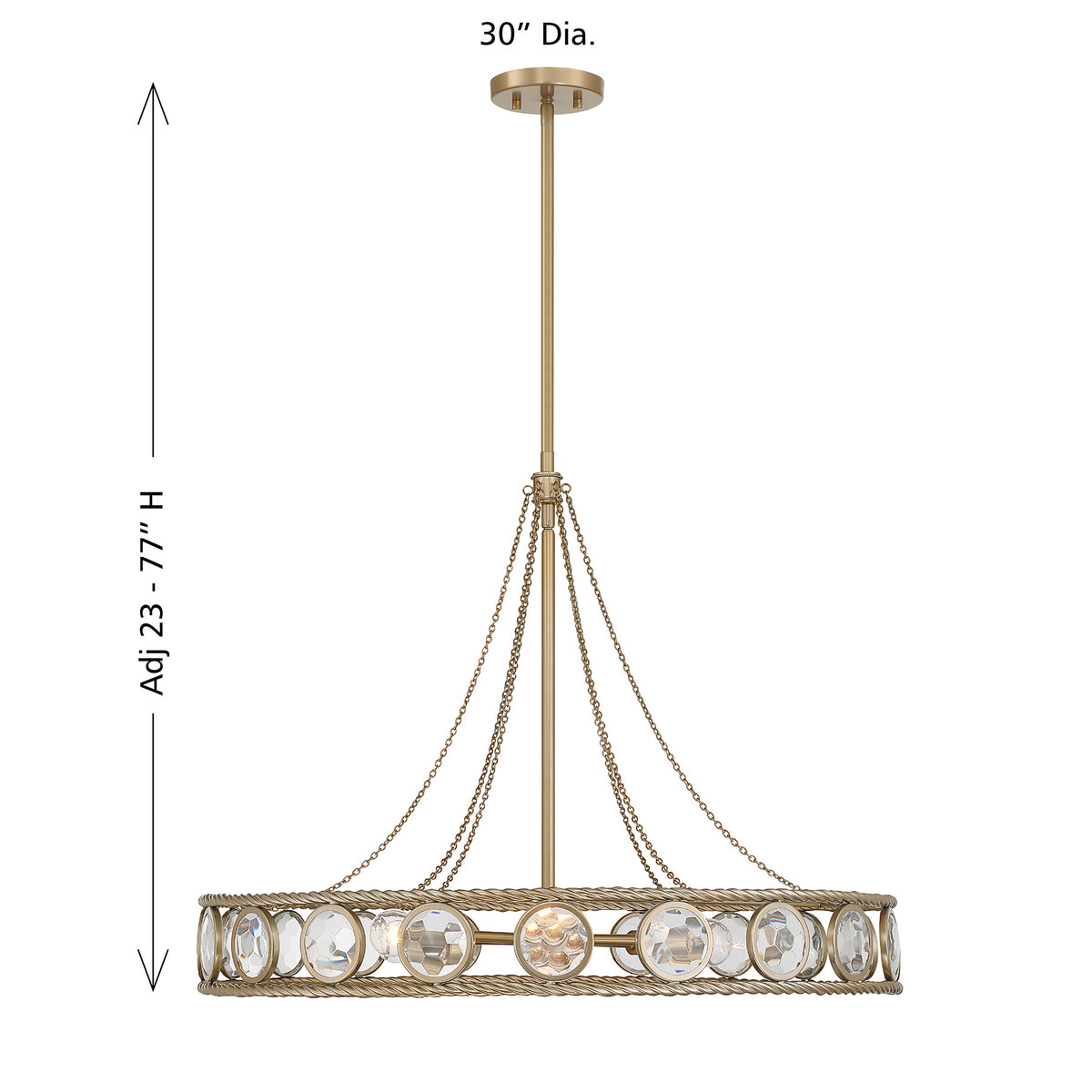 Savoy House Cologne 6-Light Pendant - alternate view