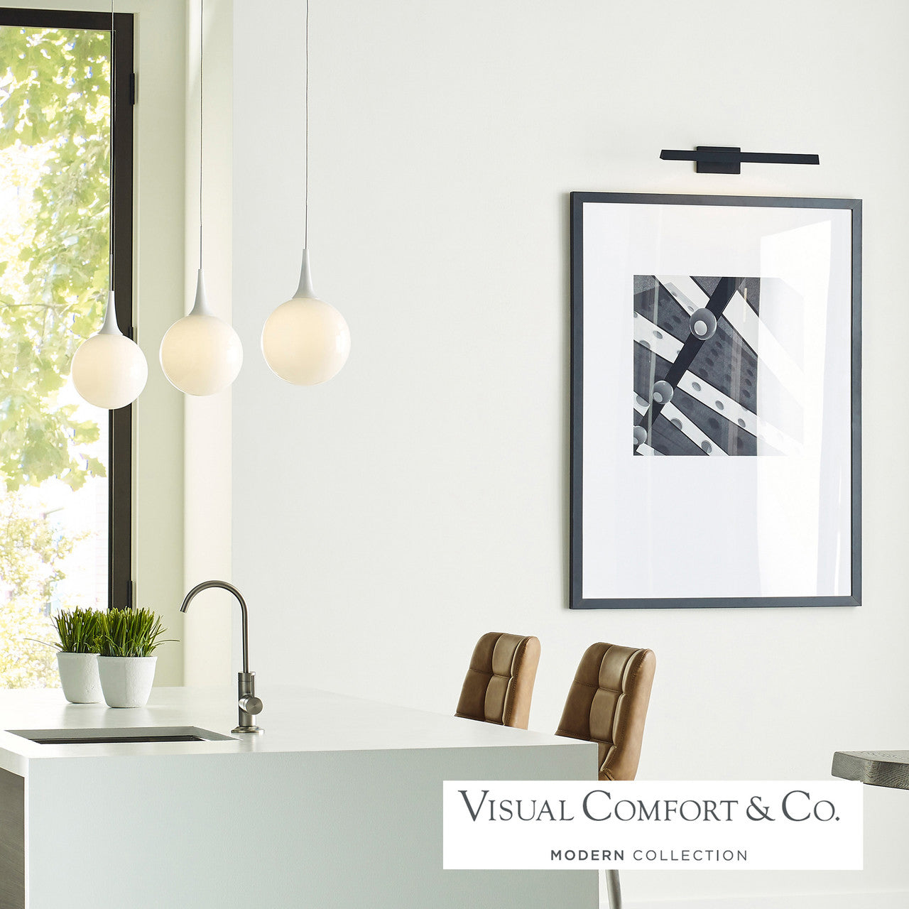Visual Comfort Modern Pele Pendant