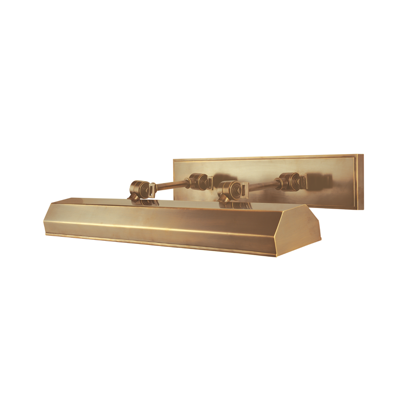 Hudson Valley Woodbury Picture Light with Plug Antique Brass