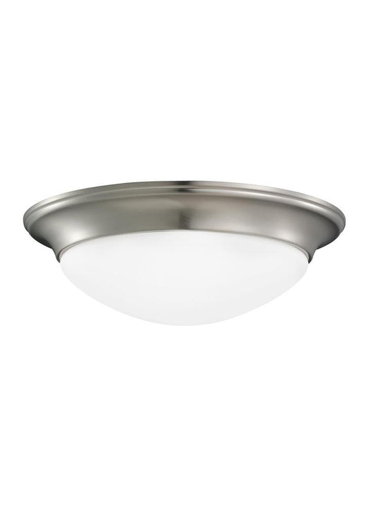Generation Lighting Nash One Light Ceiling Flush Mount Brushed Nickel