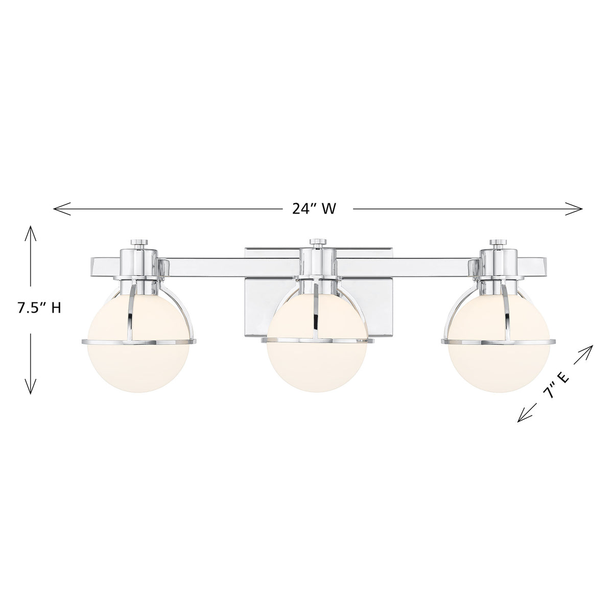 Savoy House Pierce 3-Light Bathroom Vanity Light - alternate view
