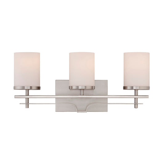 Savoy House Colton 3-Light Bath Vanity Satin Nickel