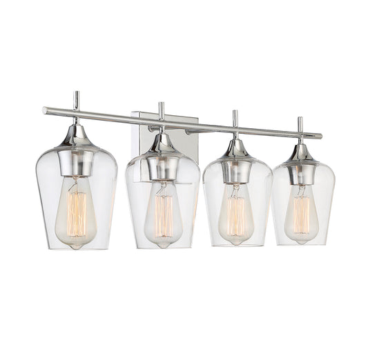 Octave 4-Light Bathroom Vanity Light