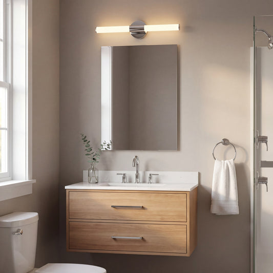 Savoy House Connor 24" Mini Tube LED Cylinder Vanity Light - Brass, view 2