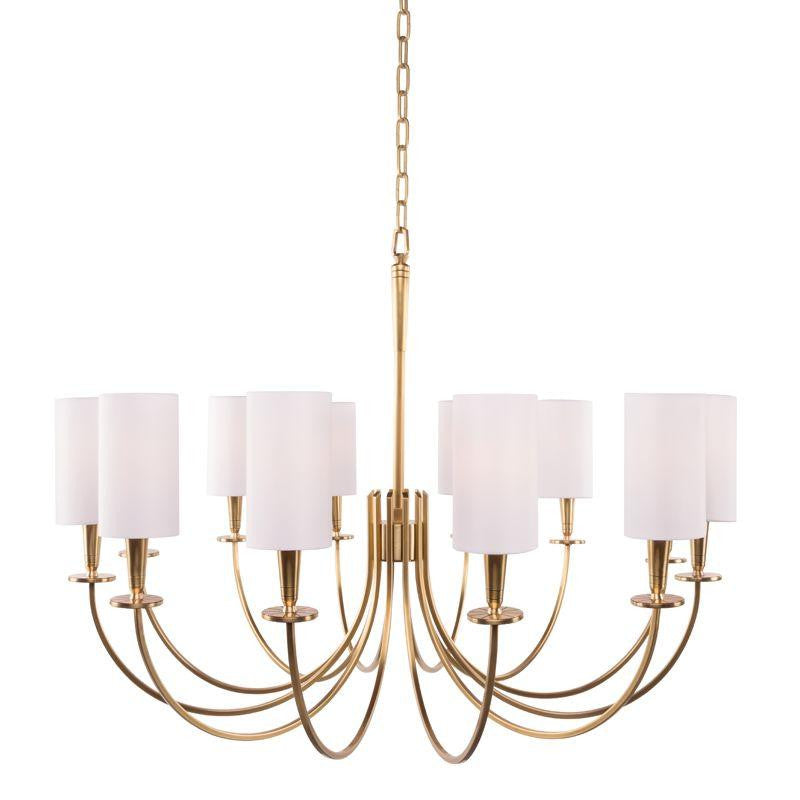 Hudson Valley Mason Chandelier Antique Brass