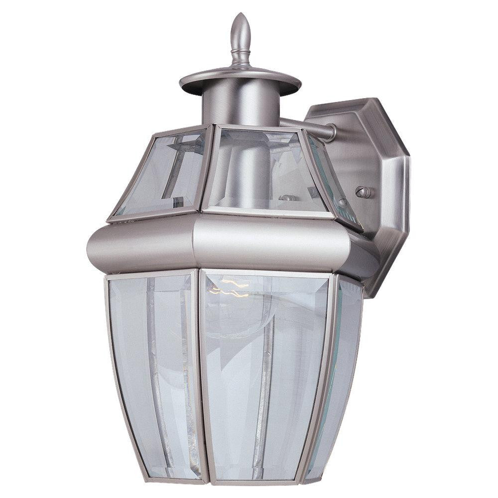 Generation Lighting Lancaster One Light Outdoor Wall Lantern Antique Brushed Nickel