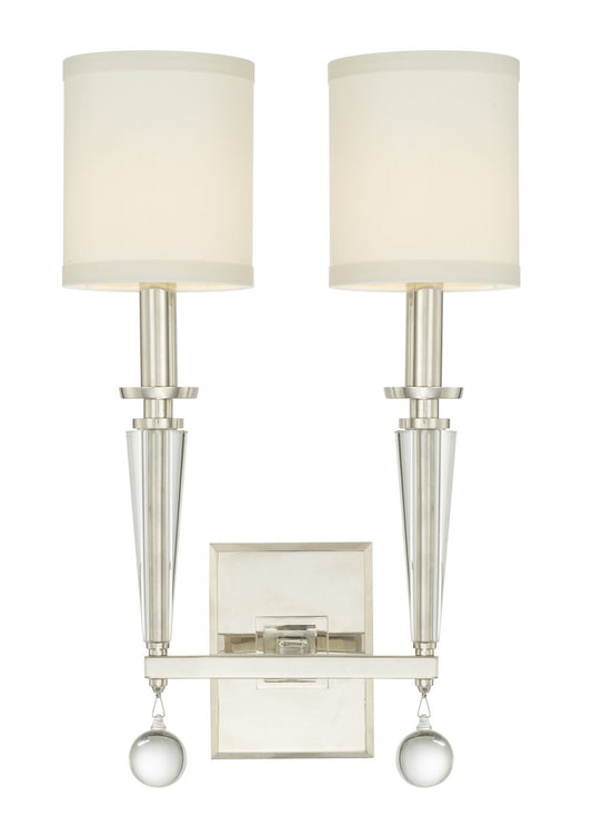 Crystorama Paxton Wall Sconce Aged Brass