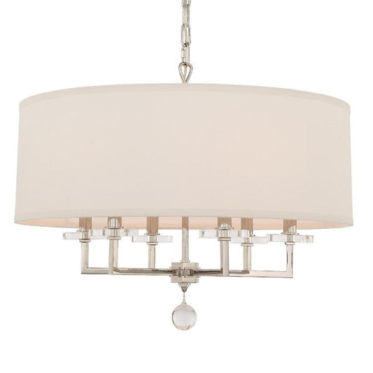 Crystorama Paxton Chandelier Aged Brass