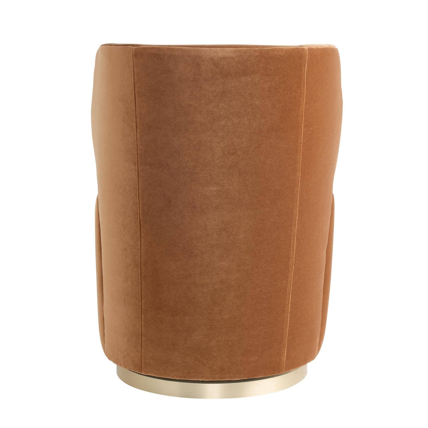 Arteriors Home Poppy Chair Cider Velvet Champagne Swivel