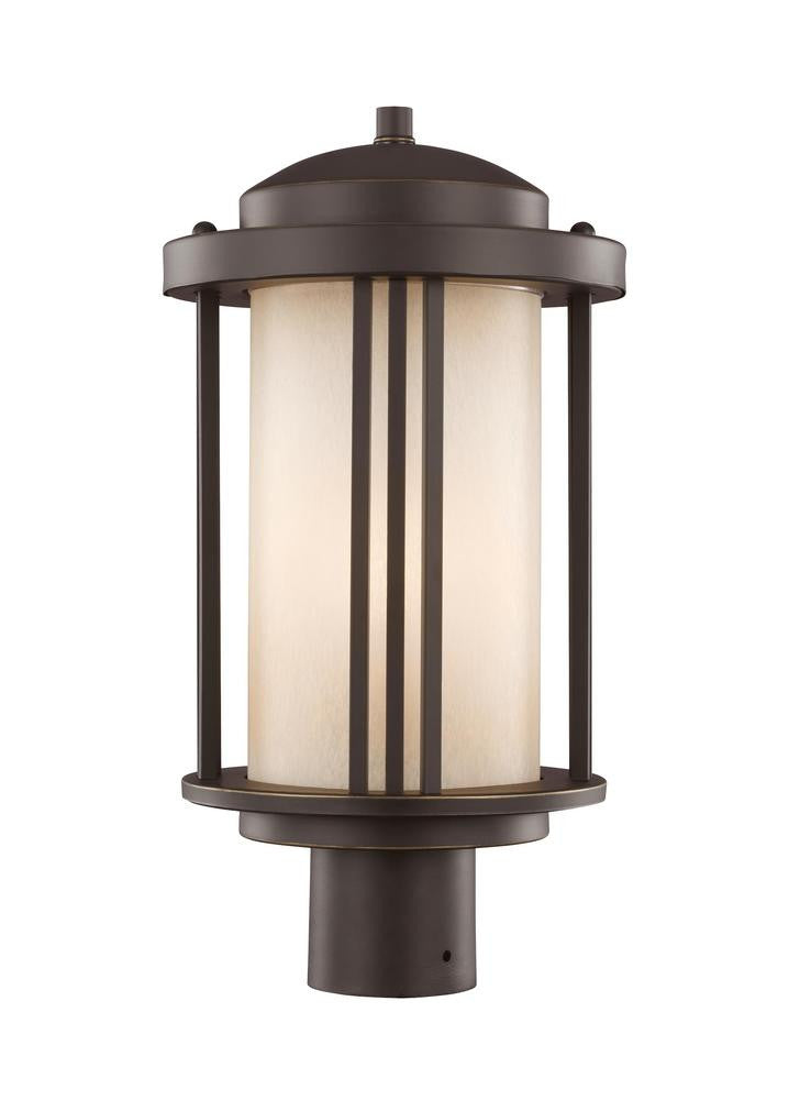 Generation Lighting Crowell One Light Outdoor Post Lantern Antique Bronze