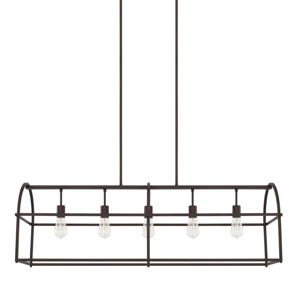 Capital Aubrey Linear Chandelier Bronze